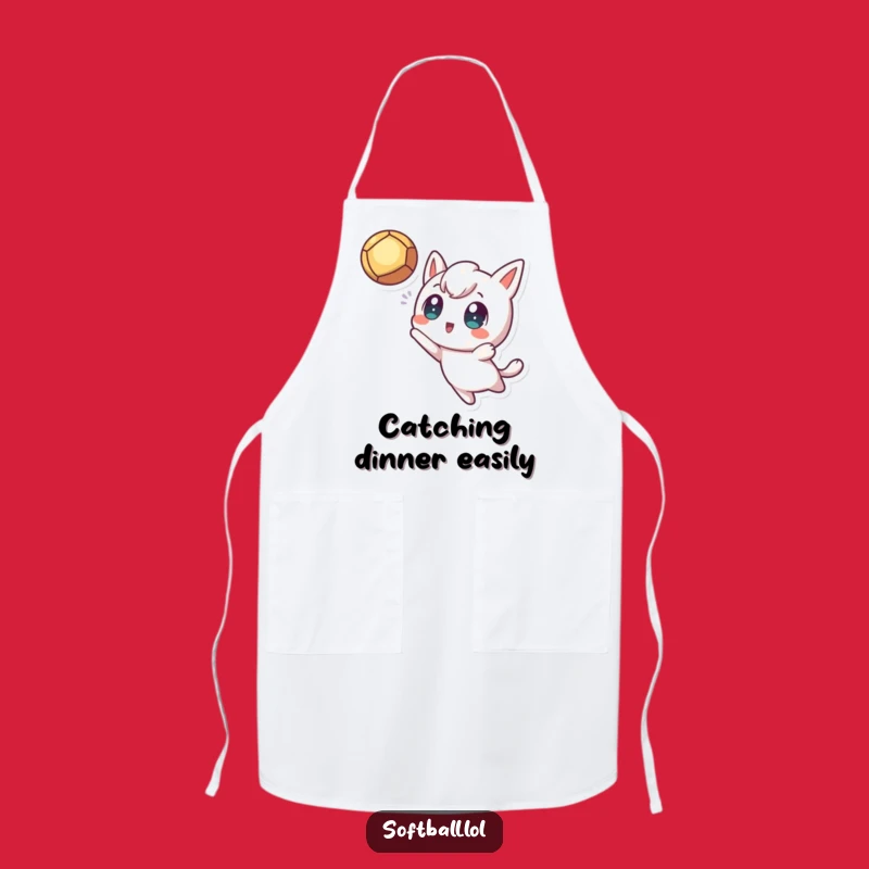 Funny Fly Ball Apron: Kawaii Character Kitchen Fun, Brilliant Funny Gift