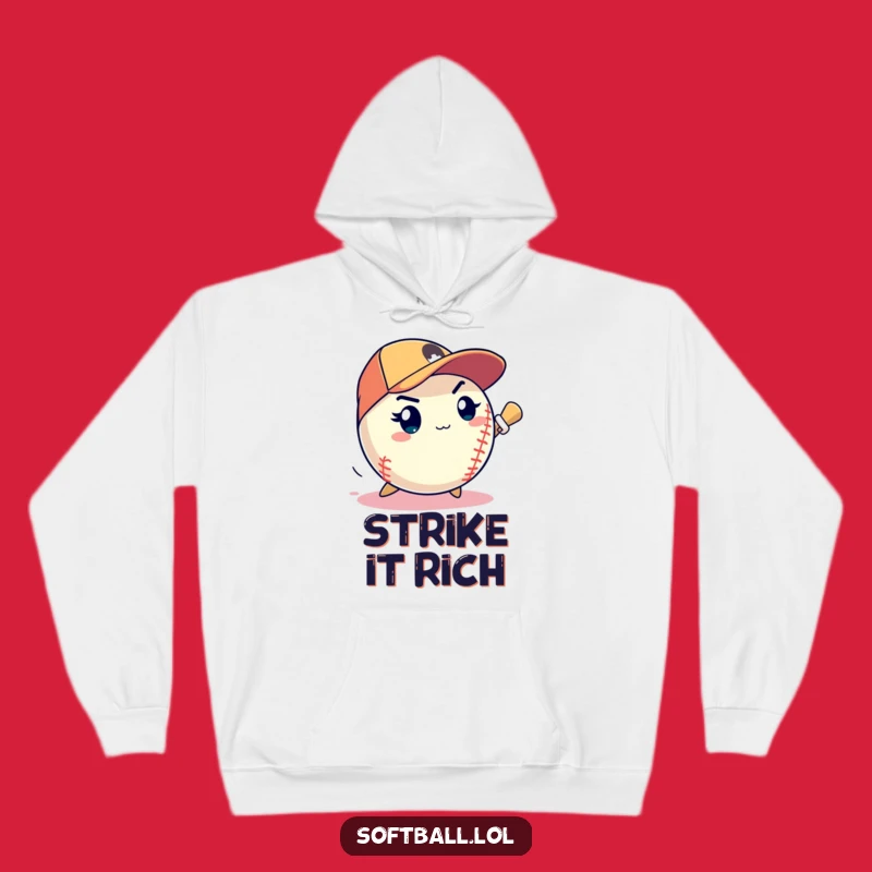 Funny Pitching Softball Hoodie - Warm & Focused Fan Gear