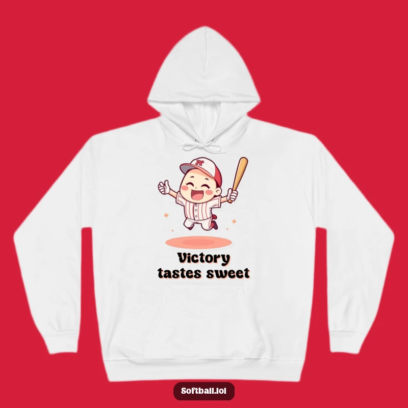 Funny Baseball Home Run Hoodie: Victory Spirit, Perfect Warm Gift
