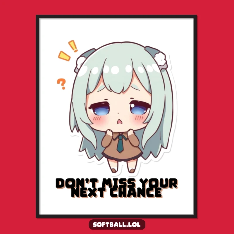 Funny Free Printable Wall Art: Missed Hit Surprise