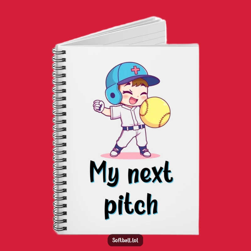 Funny Softball Wink Notebook: Capture Your Best Ideas