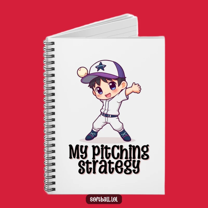 Funny Pitcher Notebook: Jot Down Pitches, Perfect Gift