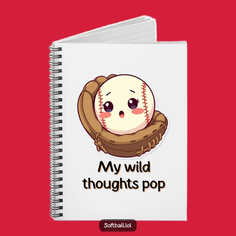 Funny Softball Surprise Notebook: Jot Down Plays with Humorous Flair