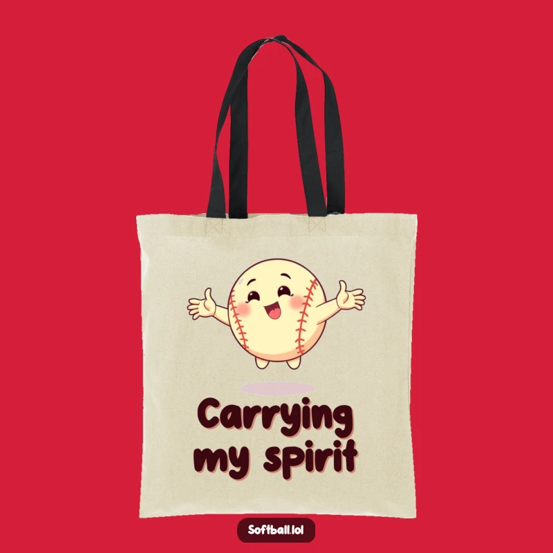 Funny Softball Dynamic Pose Tote Bag - Stylish Sports Accessory