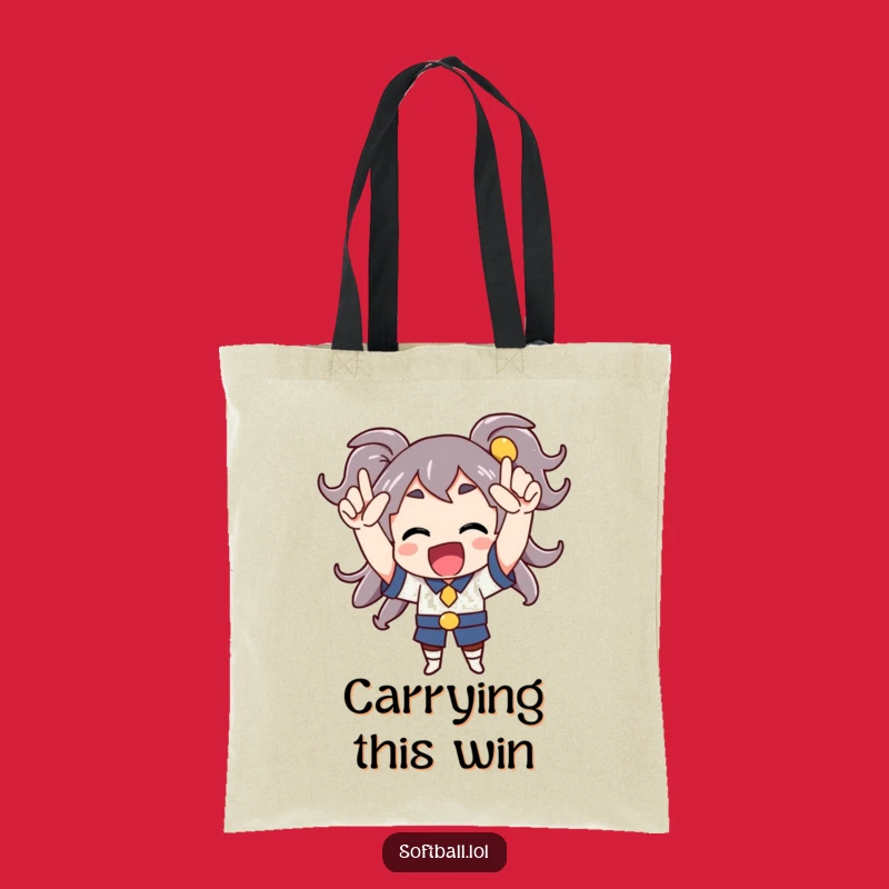 Funny Cheerful Character Tote - Carry Your Enthusiasm Everywhere Bag