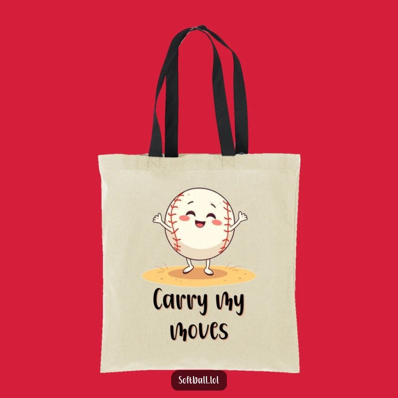 Funny Softball Dance Tote Bag: Carry Your Gear with Humorous Style